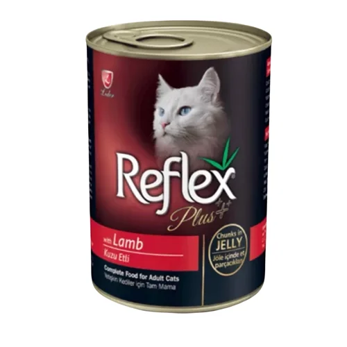 کنسرو رفلکس پلاس گربه طعم بره ۴۱۵گرمی