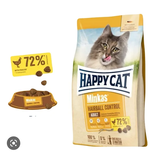 غذا خشک هپی کت گربه هیربال ۱۰کیلویی