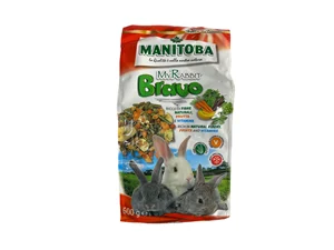 غذا مخلوط مانیتوبا  خرگوش میوه ای  ۶۰۰گرمی
