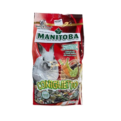 غذا مخلوط مانیتوبا خرگوش 2/5 کیلویی مدل CONIGLIETTO