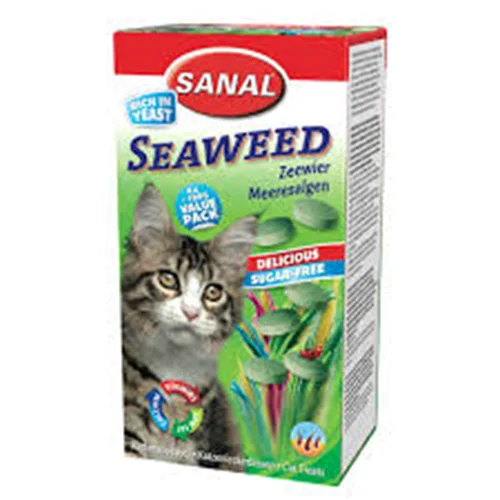 تشویقی  سانال گربه باطعم جلبک دریایی ۵۰گرمی